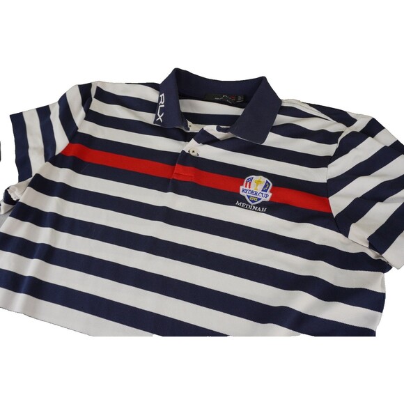 RLX Ralph Lauren Official 2012 Ryder Cup Team USA Golf Polo Men's Large Medinah - Picture 3 of 11